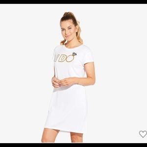 Adriana Papell I Do T-Shirt Dress-Size Small